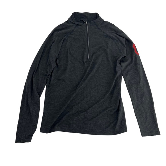 lululemon athletica Other - Lululemon Jacket Mens Small Black Half 1/2 Zip Performance Tech Athletic Shirt